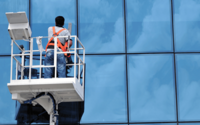 Cleaning Windows At Height